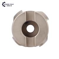 Fraise à face indexable KM12 à 45 degrés, tête de fraisage en acier allié 40CrMo, compatible avec les plaquettes SEKT