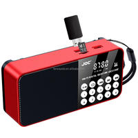 Fabrikdirekt: 5W FM-Radio mit Notfall-Taschenlampe, wiederaufladbarem Akku und TF-Karten-/USB-Stick-Funktion für Senioren