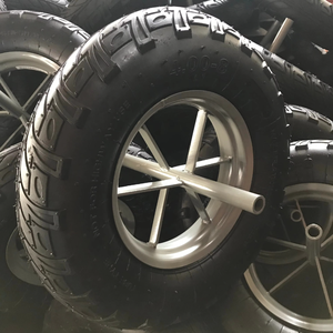 Pneu à rayons 4.00-8 2PR pour brouette <span class=keywords><strong>Haemmerlin</strong></span>, chariot à main et autres, en caoutchouc 16 pouces, conforme aux normes GS et OEM - Product Image 2