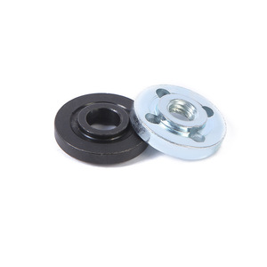Placa de presión con brida para amoladora angular Yunbei M10, circular, pulida, negra y plateada, para amoladora angular - Product Image 2