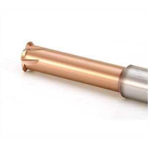 Fraise à fileter spirale à 4 cannelures en carbure monobloc sur mesure OEM/ODM, coupe haute vitesse, revêtement nano - Product Image 2