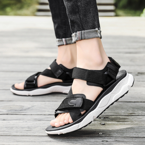 Summer Outdoor Beach Sandals Anti-slip Open Toe Casual <b>Shoes</b> with Fabric Lining for Couples - Product Image 4