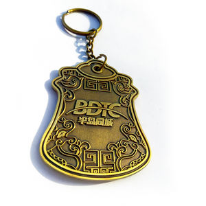 Llaveros Metálicos Personalizados con Diseño de Marca de Videojuegos, en Bronce Antiguo, Colección Creativa, Llavero de Aleación de Zinc a la Moda - Product Image 1