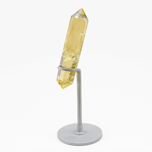 Citrine Vogel à double terminaison avec 12 faces, un symbole puissant d'abondance, de paix et de transformation - Product Image 2