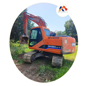 รถขุดตีนตะขาบ Doosan DH150LC-7 มือสองแท้ เครื่องยนต์ดีเซล พร้อมหัวจับ - Product Image 1