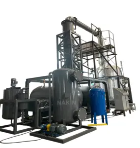 Machine de recyclage d'huile moteur d'occasion pour la distillation, le recyclage en carburant diesel