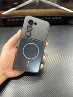 Étui de téléphone magnétique antichoc en verre BAILI Factory Kangning pour Redmi 15/15C/Note 14 Pro avec film protecteur d'objectif