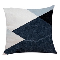 Housses de coussin imprimées de plantes à fleurs tissées coréennes et de géométrie rose Coussins résistants à l'eau Oreillers