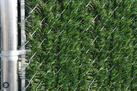 Valla de Jardín Personalizable de PVC Plateado, Ecológica, Impermeable, para Interiores y Exteriores, Protección de Privacidad, Valla Artificial