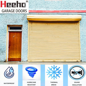 Puerta de <span class=keywords><strong>persiana</strong></span> enrollable de acero galvanizado lateral deslizante vertical automática con cerradura inteligente para almacén y fábrica. - Product Image 6