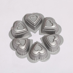 Bán buôn thiết kế mới đúc nhôm bánh khuôn không dính hoa nhôm bánh chảo để nướng - Product Image 6