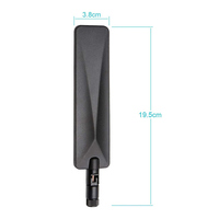 Antenne mini cellulaire 5G 4G LTE 3G 10dBi 50 Ohm RP-Male pour caméra de surveillance de sentier, routeur