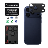 Protecteur d'objectif d'appareil photo en verre trempé 3D de luxe pour 18 Pro Max Anti-choc
