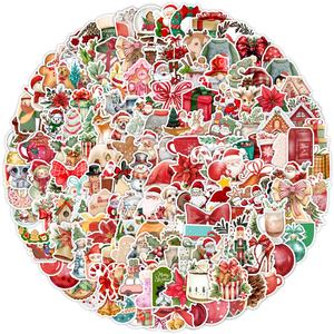 Pegatinas de PVC Laminado Resistentes al Agua Personalizadas para Año Nuevo con Impresión UV para Etiquetas Publicitarias - Product Image 3