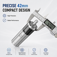 Moteur pneumatique micro QPG42 42 mm avec boîte de vitesses planétaire, couple élevé, vitesse variable, réversible pour l'automatisation industrielle