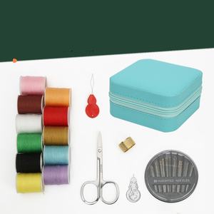 Kit de couture kit portable pour adultes, sac à fermeture éclair, aiguille et <span class=keywords><strong>fil</strong></span> Accessoires de couture pour la maison, les voyages et les urgences - Product Image 5