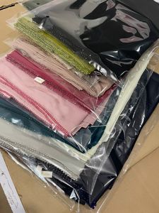 Pañuelo Hijab de Chifón Liso de Alta Calidad, Venta Caliente 2026, Chal Bordado a Mano con Cuentas, Chal Musulmán para Ramadán, Chal con Cuentas para Fiesta - Product Image 3