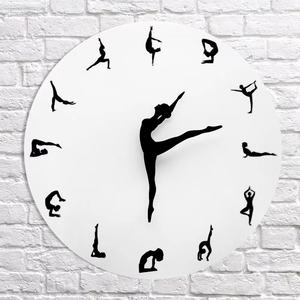 Reloj de pared de bailarina encantador para decoración del hogar, cronógrafo grande con aguja de mano, para Ballet y chica - Product Image 5