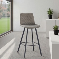 Tabouret de bar moderne et luxueux en métal pour la cuisine nordique Tabouret de bar de haute qualité pour la maison, la salle à manger et le bureau Chaises de bar