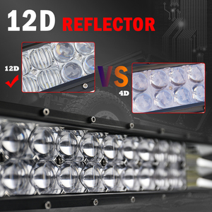 Combo de haz de conducción de doble fila, Barra Led Curva para automóviles, 50, 52 Pulgadas - Product Image 3