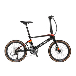 NOVO 2026 Bicicleta Dobrável Mini de 22 Polegadas com Quadro de Fibra de Carbono, 22 Velocidades, OEM de Fábrica, Bicicleta Dobrável de Fibra de Carbono com 21 Velocidades - Product Image 4