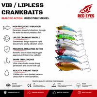 Échantillon gratuit : Leurre dur VIB Blade pour pêche en eau profonde, avec hameçon à rainure sanguine et fonction vibrante, pour la pêche au leurre, vente en gros, OEM