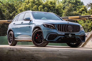 Pièces détachées automobiles pour <span class=keywords><strong>Mercedes</strong></span> 2016 2017 2018 <span class=keywords><strong>2019</strong></span> 2020 2021 2022 2023 X253 <span class=keywords><strong>Classe</strong></span> <span class=keywords><strong>GLC</strong></span> à GLC63 AMG kit carrosserie pare-chocs avant lèvre arrière - Product Image 4