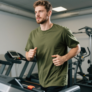 Custom Summer 100% Cotton Knitted Puff Plain Drop Shoulder Anti-Wrinkle Boxy Fit Screen Printing High Quality Casual Short - Product Image 3