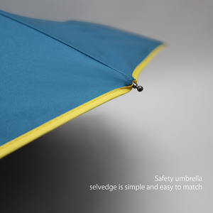 Parapluie anti-vent UV 21 pouces à 8 baleines avec logo, revêtement noir, pliable en 3 sections, portable, pour voyage, soleil et pluie - Product Image 5