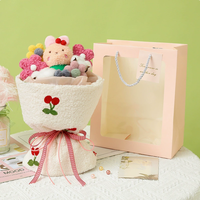 Bouquet de peluches très demandé avec rembourrage en coton PP pour cadeaux unisexes de la Saint-Valentin et d'anniversaire de mariage