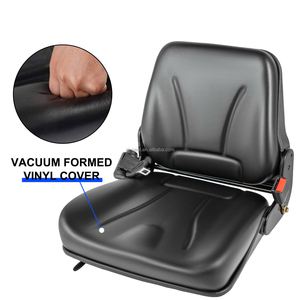 Pièces d'équipement de manutention universelles personnalisées en usine OEM sièges de chariot élévateur rabattables vers l'avant - Product Image 2