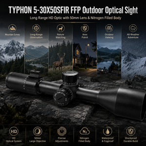 TYPHON 5-30X50SFIR FFP Tactical Spotting Scope Aluminum Alloy Red <b>Illumination</b> Etched Glass Long Range Hunting Waterproof - Product Image 2