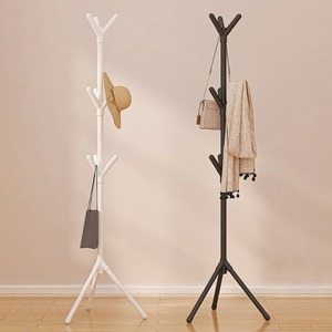 Light Luxury Single Vertical Bedroom Clothes and Hats <b>Rack</b> <b>Plastic</b> Material for Living Room Use - Product Image 1