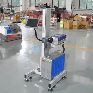 Industrial Efficient Fiber Laser Marking Machine 100W Power With Print Pattern CE And ISO Certified For Home Use