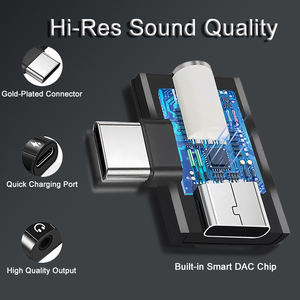 Nouvel adaptateur convertisseur audio USB-C vers <span class=keywords><strong>jack</strong></span> 3,5 mm (AUX) avec <span class=keywords><strong>chargeur</strong></span> rapide 30W pour Samsung, <span class=keywords><strong>iPhone</strong></span> 17, 16, 15, Xiaomi - Product Image 3