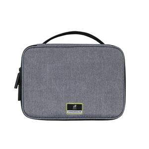 Fashionable Zipper Travel Storing Electronic Pouch Character Unisex Large Capacity Waterproof RPET Polyester <b>Cable</b> Organizer <b>Bag</b> - Product Image 6