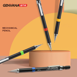 Lápiz Mecánico Pentel al por Mayor de Fábrica GENVANA, Lápiz de Empuje con Logotipo Personalizado, Lápiz Mecánico de 0.5MM para Uso Escolar - Product Image 2