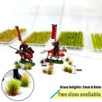 Mini-herbe réaliste en touffes, modèles de plantes miniatures 3MM/8MM, kits de modélisme pour table de sable DIY, matériaux de construction pour diorama