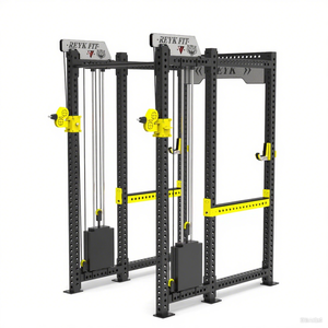 Máquina de fuerza de acero inoxidable de seis postes con 75kg + pila de peso para ejercicios de tríceps - Product Image 6