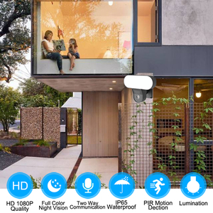 Cámara de seguridad para exteriores, oculta de 2MP reflector de luz, 1080p, wifi, con almacenamiento en la nube - Product Image 4
