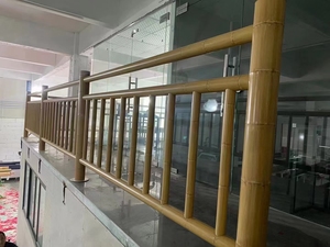 Bamboo Slat Fence Panel Outdoor <b>Privacy</b> <b>Screen</b> Traditional Style Rot Proof for Backyards Rectangle Shape - Product Image 4