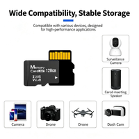 Kartu SD Mini Custom Print 8GB hingga 256GB Kelas 10 U3 Penyimpanan Data Ringkas Kecepatan Tinggi untuk Perangkat Seluler, Kamera, dan Pemutar