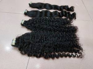 100% Remy Extensions de Cheveux Vietnamiens Crépus Droite Bouclés Cuticule Aligné Bande Cheveux Naturels Crus Humains Exportés Du Vietnam - Product Image 2