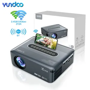 YUNDOO il più nuovo proiettore Wireless 3D 4K 1080P DLP Smart Mobile Android Mini LED Wifi proiettore specchio Business Light Speaker