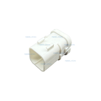 Conectores de Carcasa de Enchufe Automotriz de 7 Pines, Impermeables, de Latón y Nylon, Modelo 7091A-1.8-11