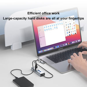 Station d'accueil Justlink <span class=keywords><strong>4</strong></span> en 2 multi-fonction 3.2 HUB Hub prend en charge la Transmission de données de vitesse pour accessoires informatiques ordinateur portable PC - Product Image 5