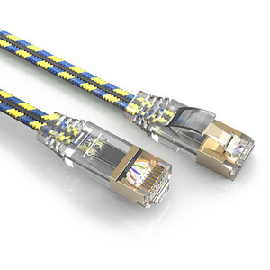 Câble de raccordement Ethernet Cat7 <span class=keywords><strong>10</strong></span> <span class=keywords><strong>Gbps</strong></span> <span class=keywords><strong>RJ45</strong></span> d'alimentation d'usine 1m 2m 3m 5m 10m de longueur câbles de réseau FTP cordon - Product Image 5