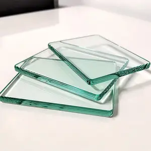 Verre trempé de sécurité personnalisé 4 mm 5 mm 6 mm 8 mm 10 mm 12 mm Portes de bâtiment commercial verre trempé