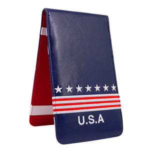Carnet de scores portable personnalisé avec logo, retour facile, en stock, porte-cartes de scores de golf fait main, rechargeable - Product Image 5