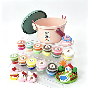 Argile à <span class=keywords><strong>modeler</strong></span> auto-durcissante sans produits chimiques, best-seller, pour enfants, emballage personnalisé en boîte - Product Image 1